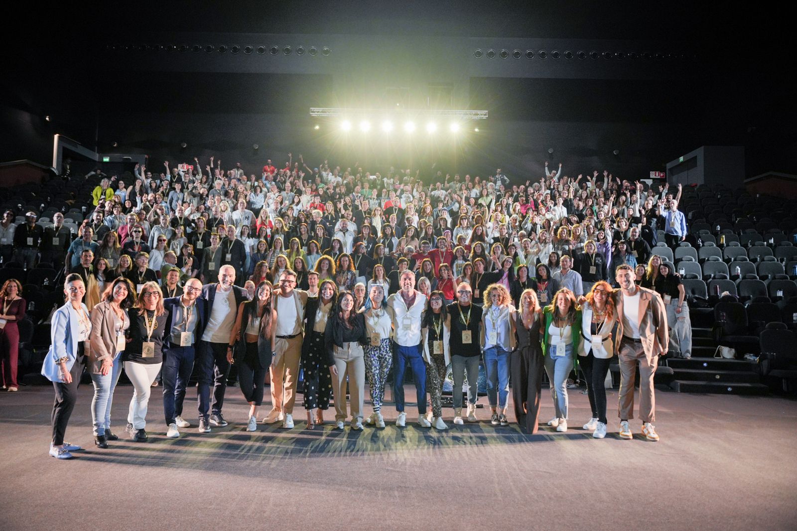 Il pubblico in un teatro